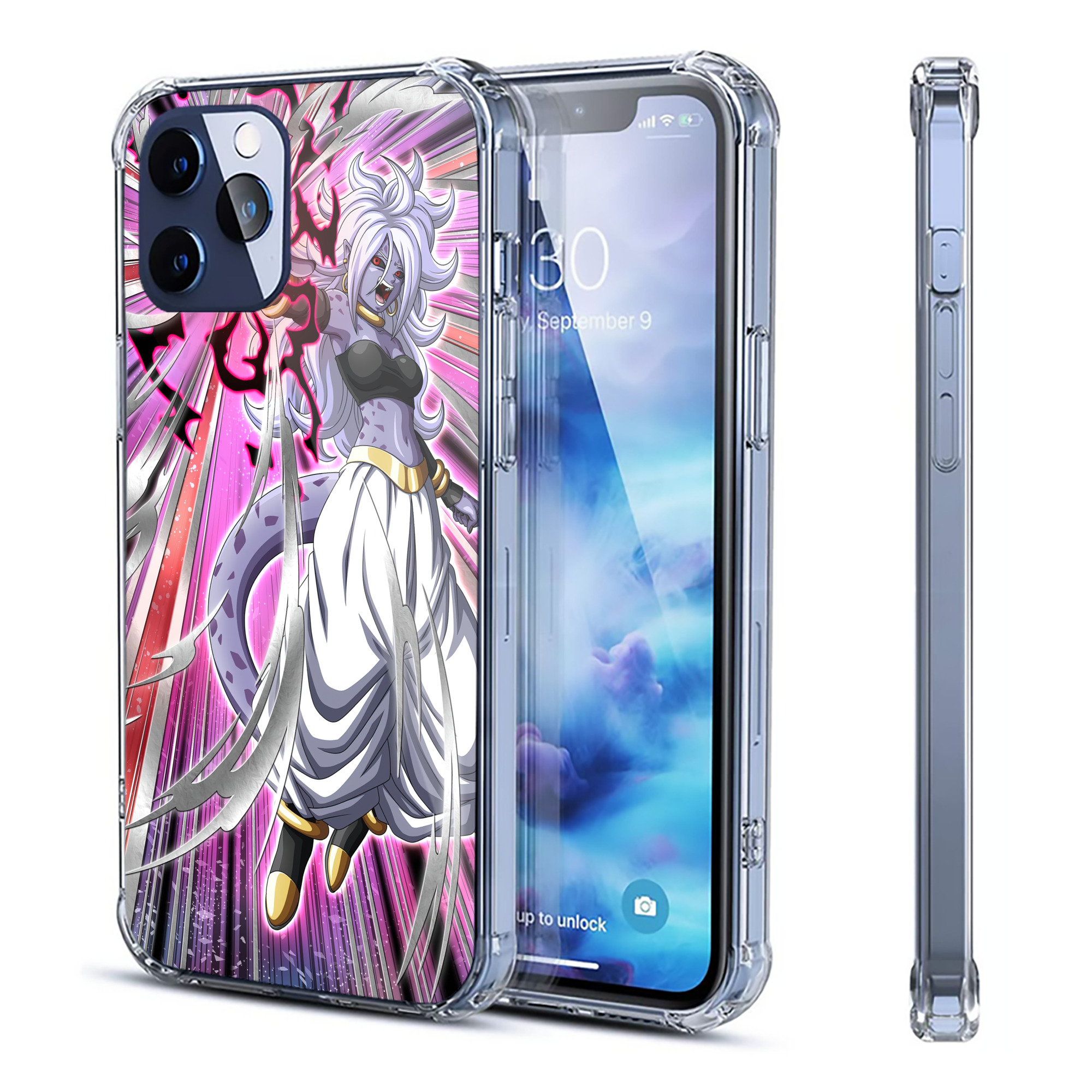 （画像用） ドラゴンボール DRAGON BALL 【iPhone 12シリーズ対応】透明スマホケース（クリアソフトケース）